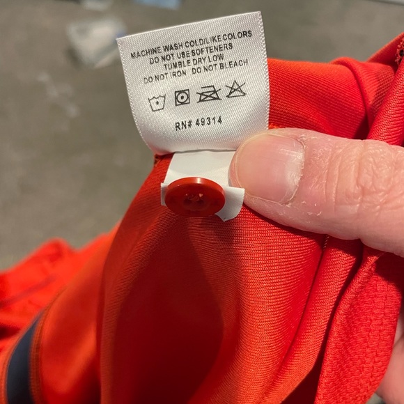 Men’s Small Under Armour Auburn Orange Polo - Picture 7 of 7